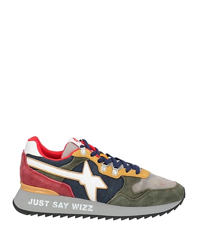 W6YZ Sneakers Grigio Pelle, Fibre tessili