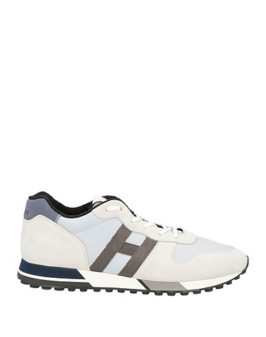 HOGAN Sneakers Grigio chiaro Pelle, Fibre tessili