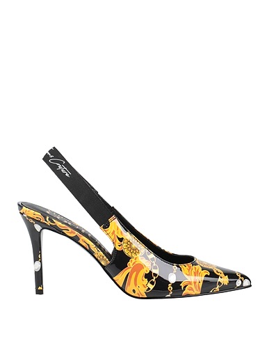 VERSACE JEANS COUTURE Court Black Polyurethane