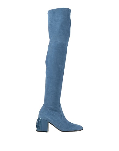 CASADEI Boots Pastel blue Leather
