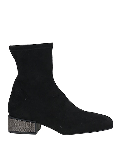 MISS ELASTIC Ankle boot NERO Textile fibers