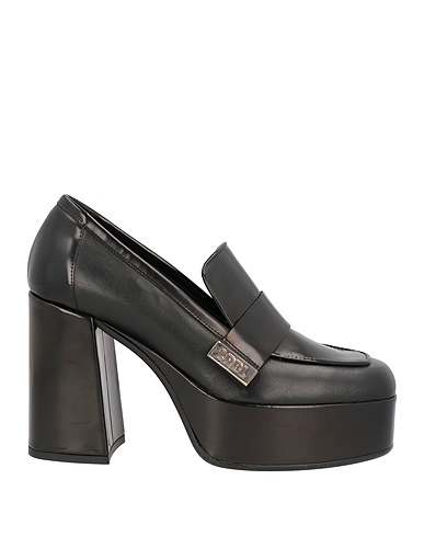 LORIBLU Loafers Black Leather