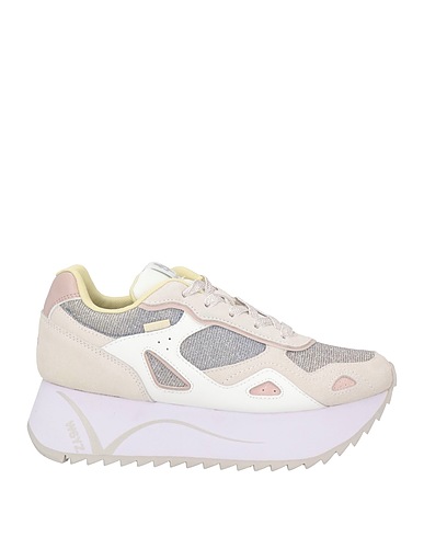 W6YZ Sneakers Lilac Leather, Textile fibres