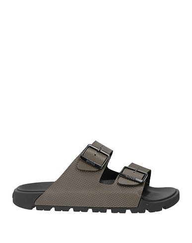 BOSS Sandals Military green Textile fibers