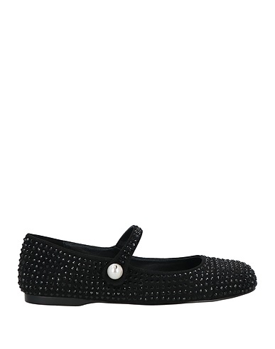 MASSIMO SANTINI Chaussures Noir Fibres textiles