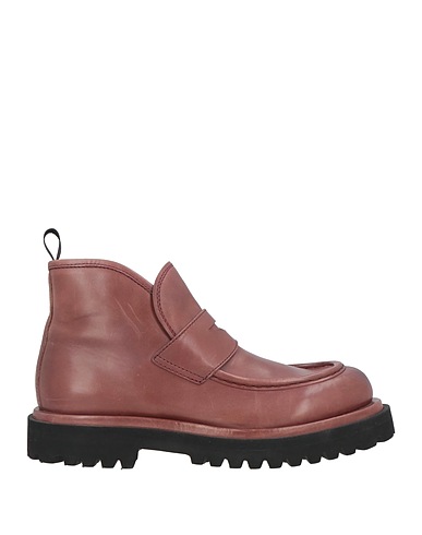 OFFICINE CREATIVE ITALIA Ankle boot Chocolate brown Leather