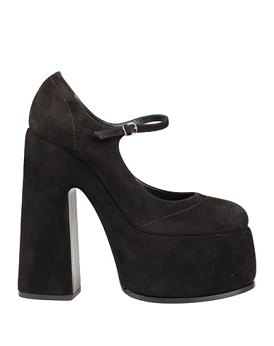 CASADEI Court Black Leather