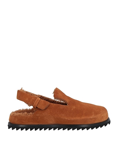 OFFICINE CREATIVE ITALIA Mules and clogs Brown Leather
