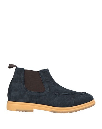 ANDREA VENTURA FIRENZE Ankle boot Navy blue Leather