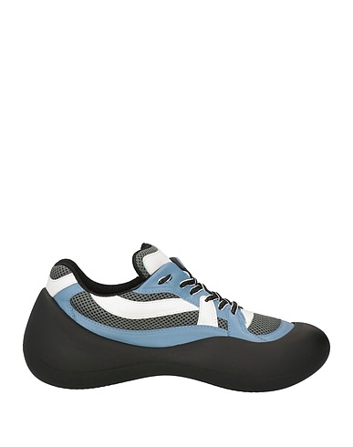 JW ANDERSON Sneakers Pastel blue Calfskin, Textile fibers
