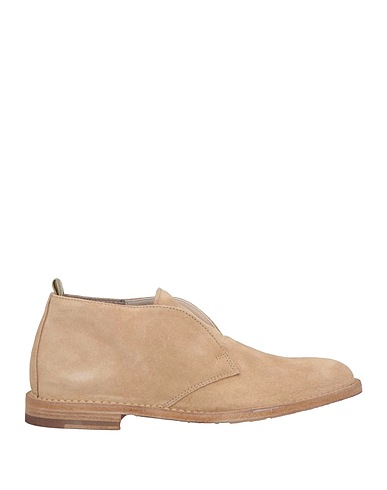 OFFICINE CREATIVE ITALIA Ankle boot Beige Leather