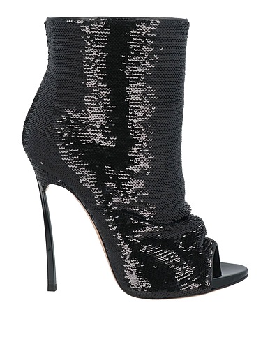 CASADEI ショートブーツ 紡績繊維