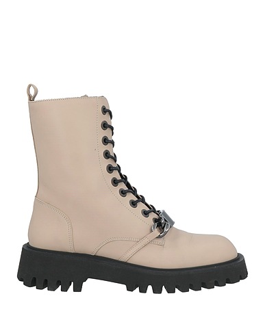 ELVIO ZANON Stivaletti Beige Pelle