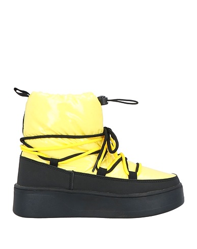 S by SANTINI Ankle boot Yellow Textile fibres