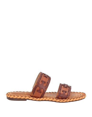 SAM EDELMAN Sandali Cuoio Pelle, Fibre tessili