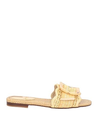 SAM EDELMAN Sandals Beige Natural raffia
