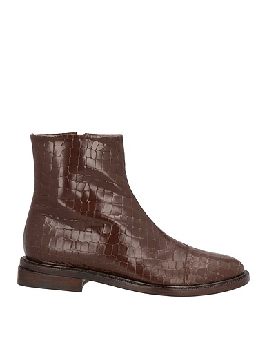 CLERGERIE Ankle boot Dark brown Leather