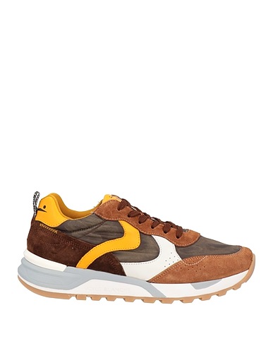 VOILE BLANCHE Sneakers Cioccolato Pelle, Fibre tessili