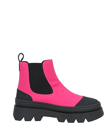 FLORENS Ankle boot Fuchsia Leather