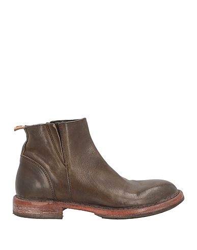 MOMA Ankle boot Military green Leather