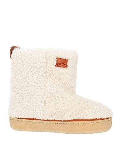 ISABEL MARANT Ankle boot Off white 90% Lambskin, 10% Cow leather