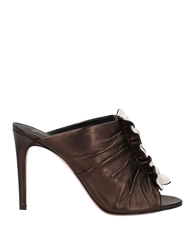 JEAN-MICHEL CAZABAT Sandals Black Leather