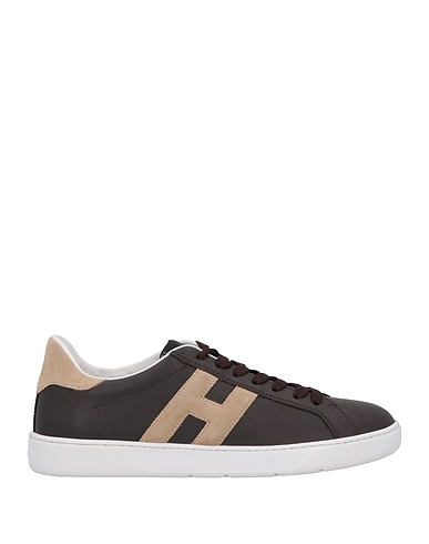HOGAN Sneakers Testa di moro Pelle