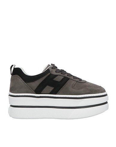 HOGAN Sneakers Grey Calfskin