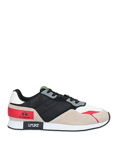 LA MARTINA Sneakers Nero Pelle, Fibre tessili