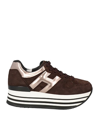 HOGAN Sneakers Testa di moro Pelle