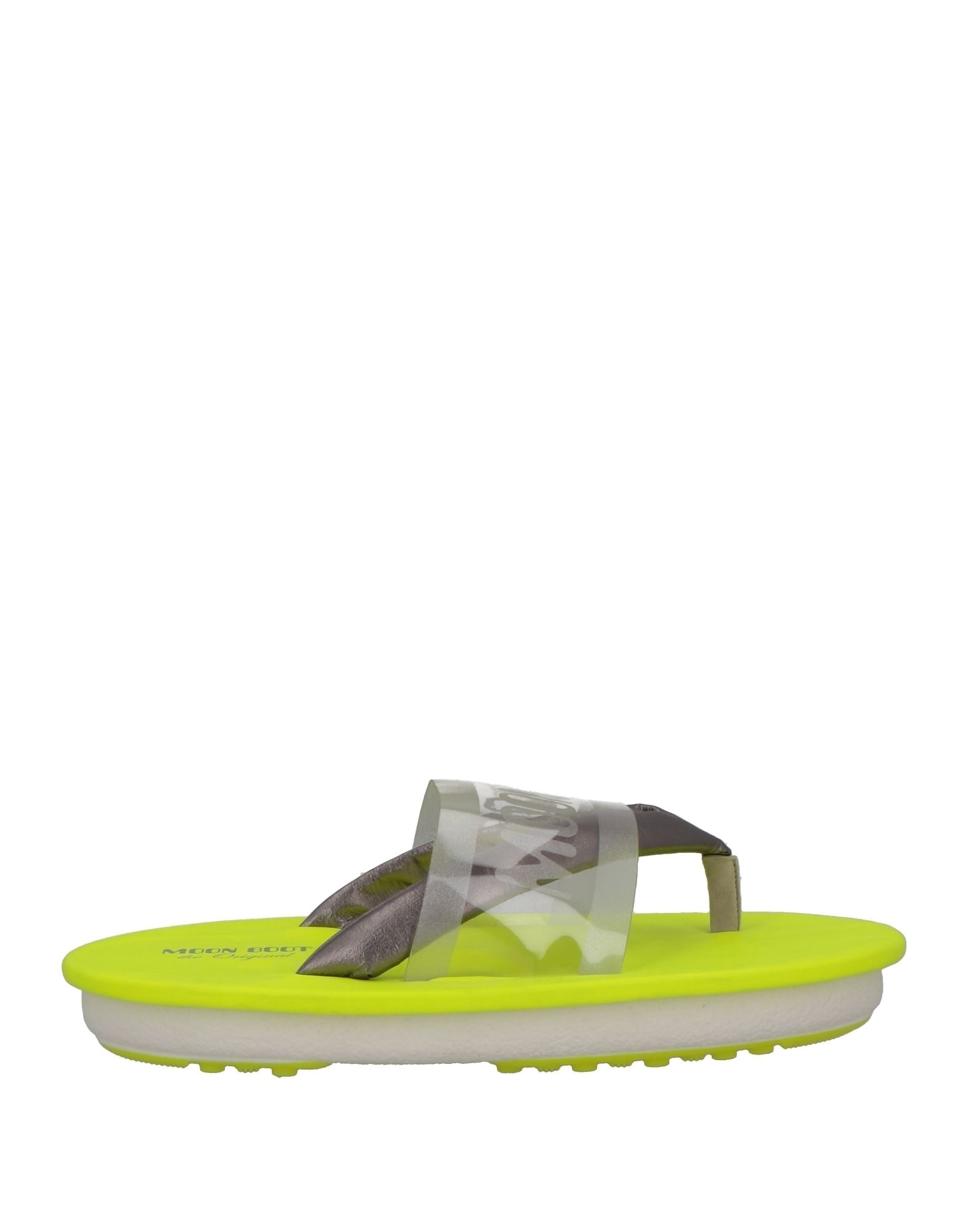MOON BOOT | Cream Women's Flip Flops | YOOX