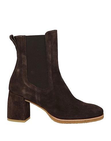 ZINDA Ankle boot Dark brown Leather