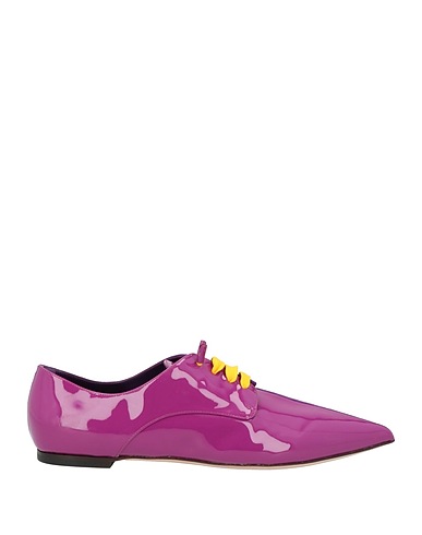 DOLCE&GABBANA Laced shoes Mauve Leather