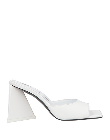 THE ATTICO Sandals White Leather