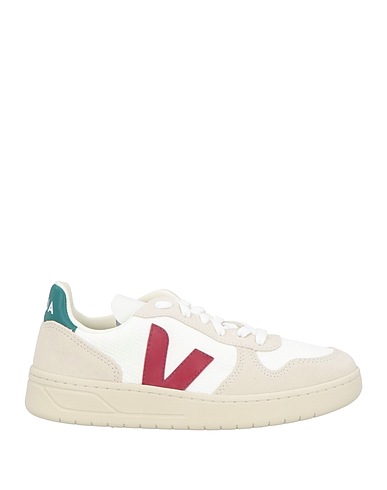 VEJA Sneakers Beige Leather, Textile fibers