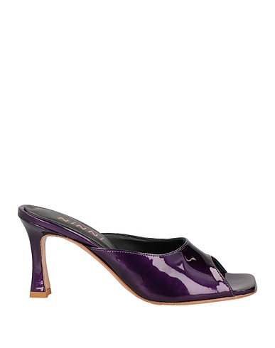 NINNI Sandals Dark purple Leather