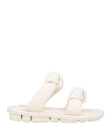 OA NON-FASHION Sandals Off white Textile fibers
