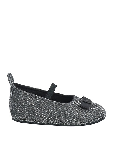GUESS Newborn shoes Grey Textile fibers