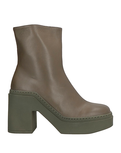 POESIE VENEZIANE Ankle boot Military green Leather