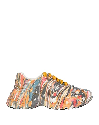DOLCE&GABBANA Sneakers Mustard Calfskin