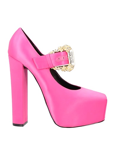 VERSACE JEANS COUTURE Court Magenta Textile fibres