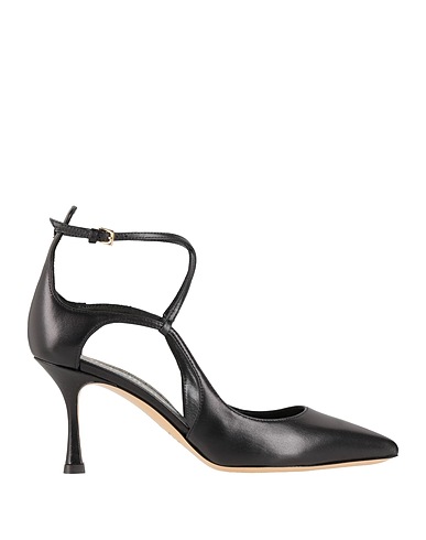 NINALILOU Pump Black Leather