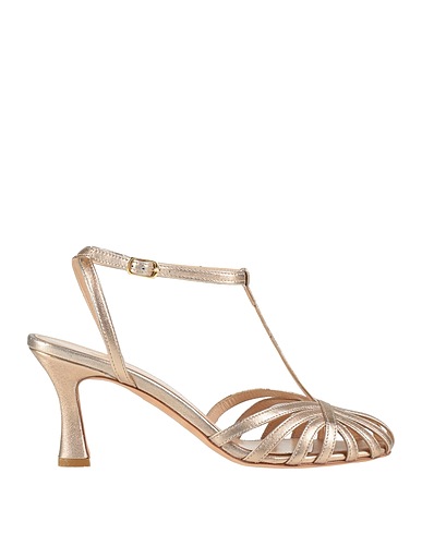 O'DAN LI Sandals Platinum Leather
