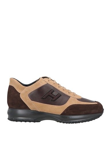 HOGAN Sneakers Dark brown Leather