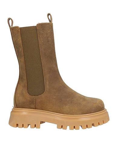DOLCE&GABBANA Boots Military green Leather