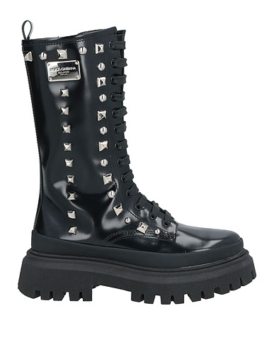 DOLCE&GABBANA Boots Black Leather