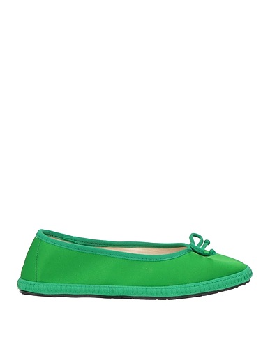 MYCHALOM Ballet flats VERDE SMERALDO Textile fibers