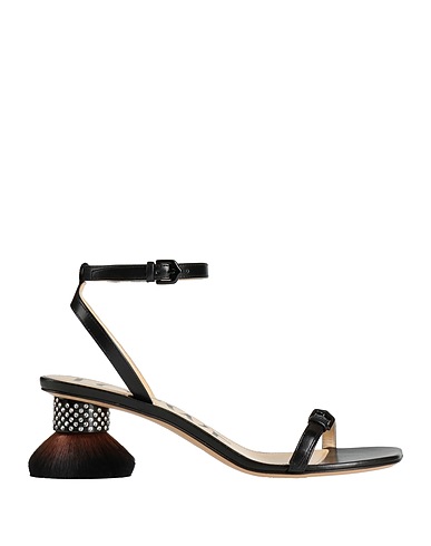 LOEWE Sandals Black Leather