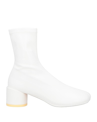 MM6 MAISON MARGIELA Ankle boot White Textile fibers