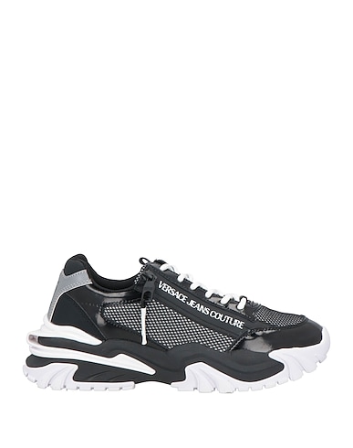 VERSACE JEANS COUTURE Sneakers Black Textile fibers